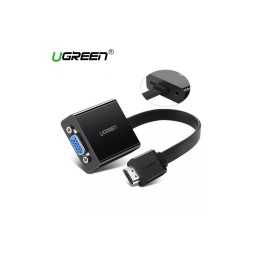 HDMI გადამყვანი UGREEN MM103 (40248) HDMI to VGA Converter 25cm, Black