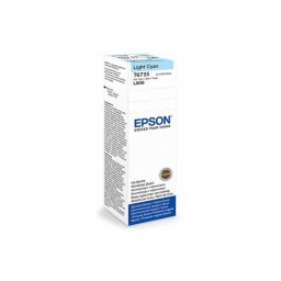 Epson L800 Light Cyan ink bottle 70ml (10 x 15 - 1800 Photo Pages) C13T67354A-JUSTSHOP.GE-ზე