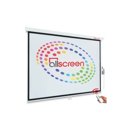 პროექტორის ელექტრო ეკრანი ALLSCREEN ELECTRIC PROJECTION SCREEN 160X160CM HD FABRIC CMP-6363 WITH REMOTE CONTROL 90 inch-JUSTSHOP.GE-ზე