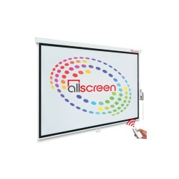პროექტორის ელექტრო ეკრანი ALLSCREEN ELECTRIC PROJECTION SCREEN 240X180CM CMP-12043 HD FABRIC WITH REMOTE CONTROL DIAGONAL 120 INCH / 304 CM-JUSTSHOP.GE-ზე