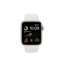 Apple Watch SE (MNJV3RB/A) 40mm Silver Aluminium/White Band