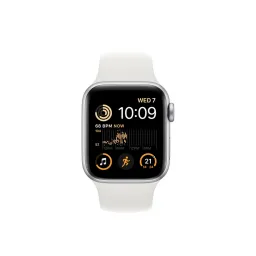 Apple Watch SE (MNJV3RB/A) 40mm Silver Aluminium/White Band