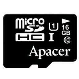 Apacer (AP16GMCSH10U1-R) microSDHC 16GB