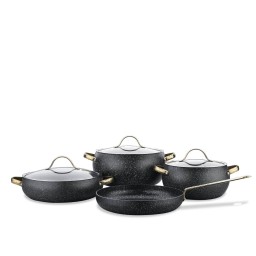 ქვაბის და ტაფის ნაკრები Korkmaz A2610 Berilla 7 pcs Cookware Set-JUSTSHOP.GE-ზე