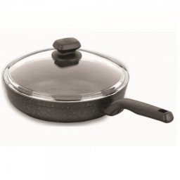 Korkmaz A1347-1 ტაფა თავსახურით 28x5,5/3lt-JUSTSHOP.GE-ზე