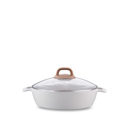 Korkmaz A2981 Gusto Ceramic Low Casserole 24x6,5-JUSTSHOP.GE-ზე