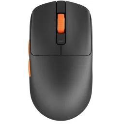 მაუსი Royal Kludge RK M30 Gaming Mouse Wireless, 2.4GHz, Bluetooth, USB Black Orange-JUSTSHOP.GE-ზე