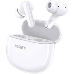 ყურსასმენი UGREEN WS207 (45110) HiTune P3, Earbuds, Wireless, Bluetooth, IPX5, White