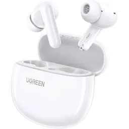 ყურსასმენი UGREEN WS207 (45110) HiTune P3, Earbuds, Wireless, Bluetooth, IPX5, White-JUSTSHOP.GE-ზე