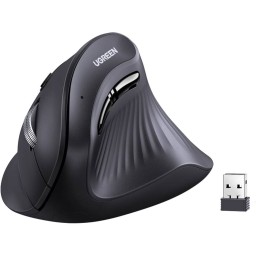 მაუსი UGREEN MU008 (25444), Wireless, Bluetooth, USB, Mouse, Black
