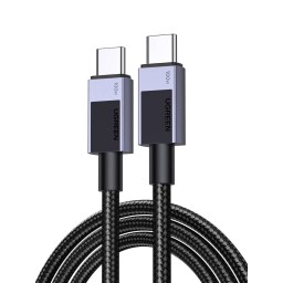 USB კაბელი UGREEN L512 (35985), 100W, Type-C to Type-C PD Fast Charging Cable, 0.5m, Space Gray-JUSTSHOP.GE-ზე