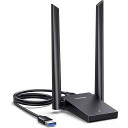 WiFi ადაპტერი UGREEN CM495 (25226), AX1800 WiFi 6 Adapter, Black-JUSTSHOP.GE-ზე