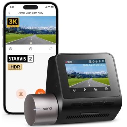 მანქანის ვიდეო რეგისტრატორი 70mai Dash Cam A510, Built in GPS, 140°, Car Video Recorder, Black-JUSTSHOP.GE-ზე