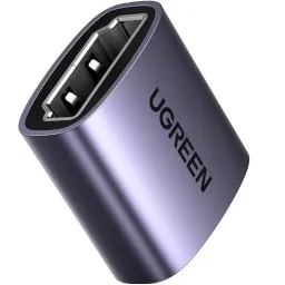 ადაპტერი UGREEN HD159 (90592), HDMI Female to HDMI Female Adapter, Grey-JUSTSHOP.GE-ზე