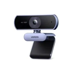 ვებკამერა UGREEN 15728, 2Mp, FHD, Built-in Microphone, Webcam, Gray/Black-JUSTSHOP.GE-ზე