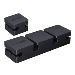 კაბელ მენეჯერი UGREEN LP208 (70585), Cable Organizer, Black-JUSTSHOP.GE-ზე
