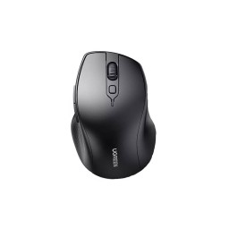 მაუსი UGREEN MU101 (90395), Ergonomic Wireless 2.4G Mouse, Bluetooth, 4000DPI, Silence Design, Black