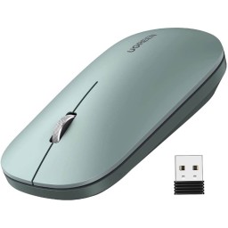 მაუსი UGREEN MU001 (90374) Wireless 2.4G Slim Silent Mouse, 4000DP, Green-JUSTSHOP.GE-ზე