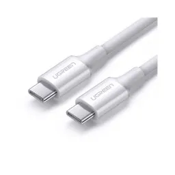 USB კაბელი UGREEN US300 (60551), 100W, Type-c to Type-c , 1m, White-JUSTSHOP.GE-ზე
