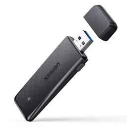 Wi-Fi ადაპტერი UGREEN CM492 (50340) AC1300 Wireless Network Adapter, USB 3.0, 1300Mbps, Black-JUSTSHOP.GE-ზე