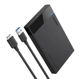 მყარი დისკის ქეისი UGREEN 30848 USB 3.0 to SATA External Hard Drive Enclosure Adapter, SSD/HDD Box, 5Gbps-JUSTSHOP.GE-ზე