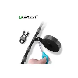 კაბელების მენეჯერი UGREEN LP124 (40356) Cable Organizer 5m Black-JUSTSHOP.GE-ზე