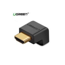 კუთხის HDMI ადაპტერი UGREEN HD112 (20109) HDMI Male to Female Adapter Down-JUSTSHOP.GE-ზე