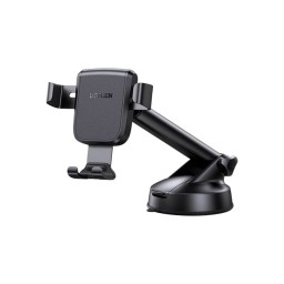 მობილურის დამჭერი UGREEN LP200 (60990B), Gravity Phone Holder With Suction Cup, Black-JUSTSHOP.GE-ზე