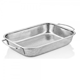 ტაფა Korkmaz A758-01 Rectangular Strainer 29,5 x22 cm-JUSTSHOP.GE-ზე