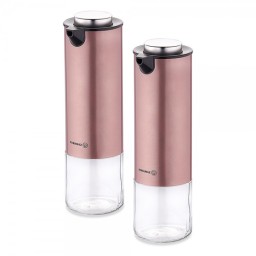 ზეთისა და ძმრის ქილების ნაკრები Korkmaz A5522-2 Oil&Vinegar Set Rosegold-JUSTSHOP.GE-ზე