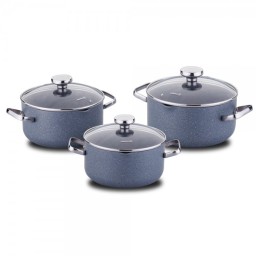 ქვაბების ნაკრები Korkmaz A2863 Stona Cookware Set 6pcs