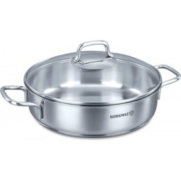 Korkmaz A1658 Low Casserole 24x6,5 cm / 3,0 Lt-JUSTSHOP.GE-ზე