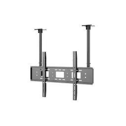 ტელევიზორის საკიდი ჭერზე Allscreen C521, 55-95, TV Ceiling Mount, Black-JUSTSHOP.GE-ზე