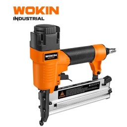 პნევმატური სტეპლერი Wokin 814002, 2 IN 1 Combo Brad Nailer Set (INDUSRIAL), Orange-JUSTSHOP.GE-ზე