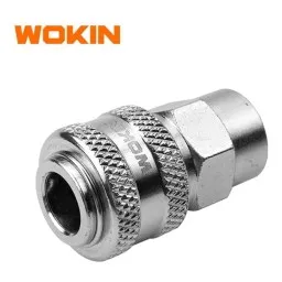 კომპრესორის კონექტორი შიდა Wokin 817402, G1/4″, Quick Coupler, Silver-JUSTSHOP.GE-ზე