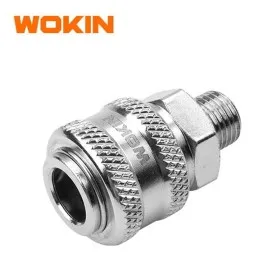 კომპრესორის კონექტორი გარე Wokin 817302, G1/4″, Quick Coupler, Silver-JUSTSHOP.GE-ზე