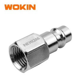 კომპრესორის კონექტორი შიდა Wokin 817202, G1/4″, Quick Plug, Silver-JUSTSHOP.GE-ზე