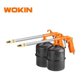 პნევმატური შესაფრქვევი თოფი Wokin 812020, 1000ML, 2Pcs, Air Washing Gun, Black-JUSTSHOP.GE-ზე