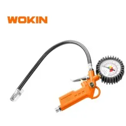 პნევმატური ჰაერის თოფი მანომეტრით Wokin 810040, Air Tire Inflating Gun, Orange-JUSTSHOP.GE-ზე