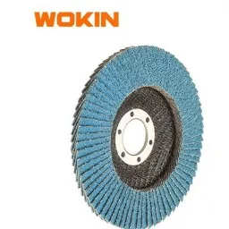 სახეხი დისკი Wokin 775812, 115×22.2mm, Zirconia Oxide Flap Disc, Blue-JUSTSHOP.GE-ზე