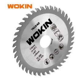 ხის საჭრელი მეტალის დისკი Wokin 761343, 115mm, Tct Saw Blade, Silver-JUSTSHOP.GE-ზე