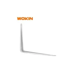 თაროს სამაგრი Wokin 652010, 200×250mm(8″×10″), SHELF BRACKET, Silver-JUSTSHOP.GE-ზე