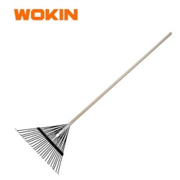 ფოცხი Wokin 578124, 24T, Flexible Metal Lawn Rake, Black-JUSTSHOP.GE-ზე