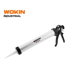 სილიკონის თოფი Wokin 361315, 375mm, Professional Caulking Gun (INDUSTRIAL), Silver-JUSTSHOP.GE-ზე