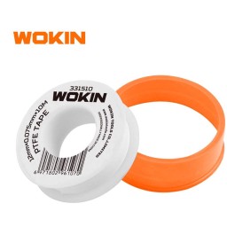 საიზოლაციო პაკლი Wokin 331510, 12mmx0.075mmx10m, PTFE Tape, White-JUSTSHOP.GE-ზე
