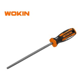 ქლიბი მრგვალი ზედაპირით Wokin 320208, 8\, Steel Files, Black/Orange-JUSTSHOP.GE-ზე