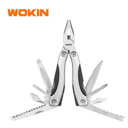 მრავალფუნქციური მაკრატელი Wokin 304314, 102x46x23mm, Multipurpose Plier, Silver-JUSTSHOP.GE-ზე