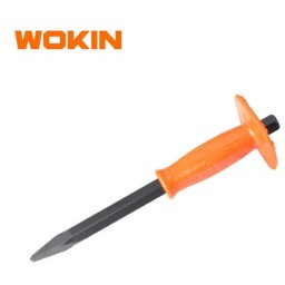 საჭრისი მრგვალი პირით Wokin 255010, 4*16*250mm, Cold Chisel, Black/Orange-JUSTSHOP.GE-ზე