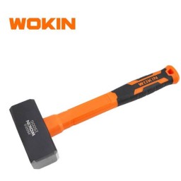 ურო რეზინის სახელურით Wokin 250415, 1500G, Stoning Hammer, Black/Orange-JUSTSHOP.GE-ზე