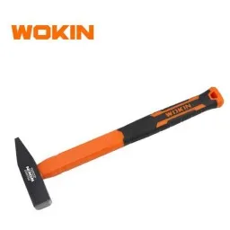 მეტალის ჩაქუჩი რეზინის სახელურით Wokin 250202, 200G, Machinist Hammer, Black/Orange-JUSTSHOP.GE-ზე